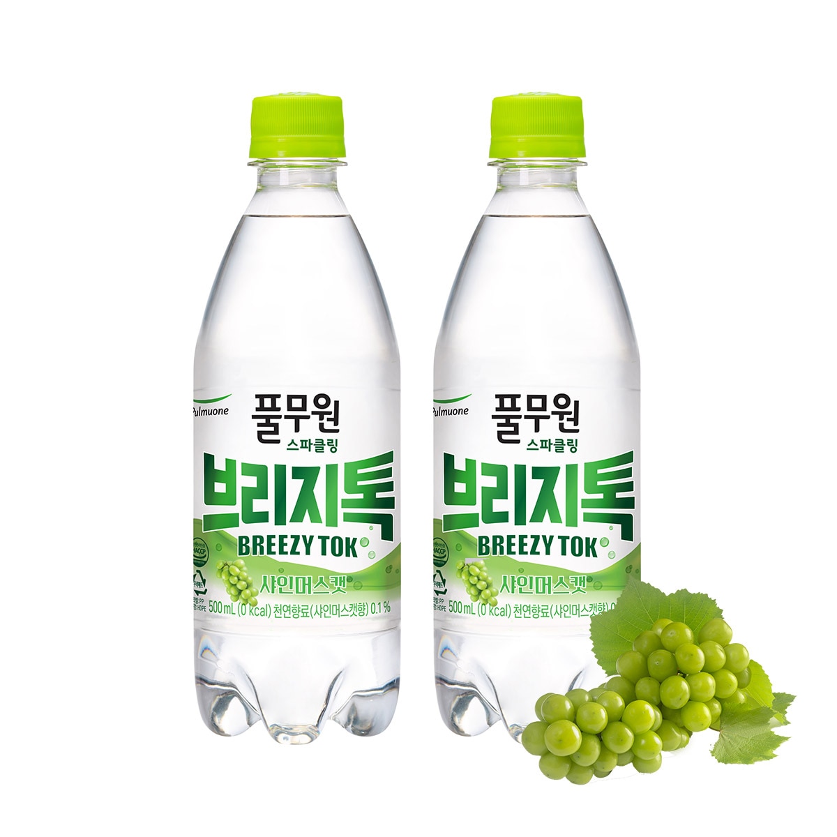 브리지톡탄산수샤인머스켓 500ml x 40