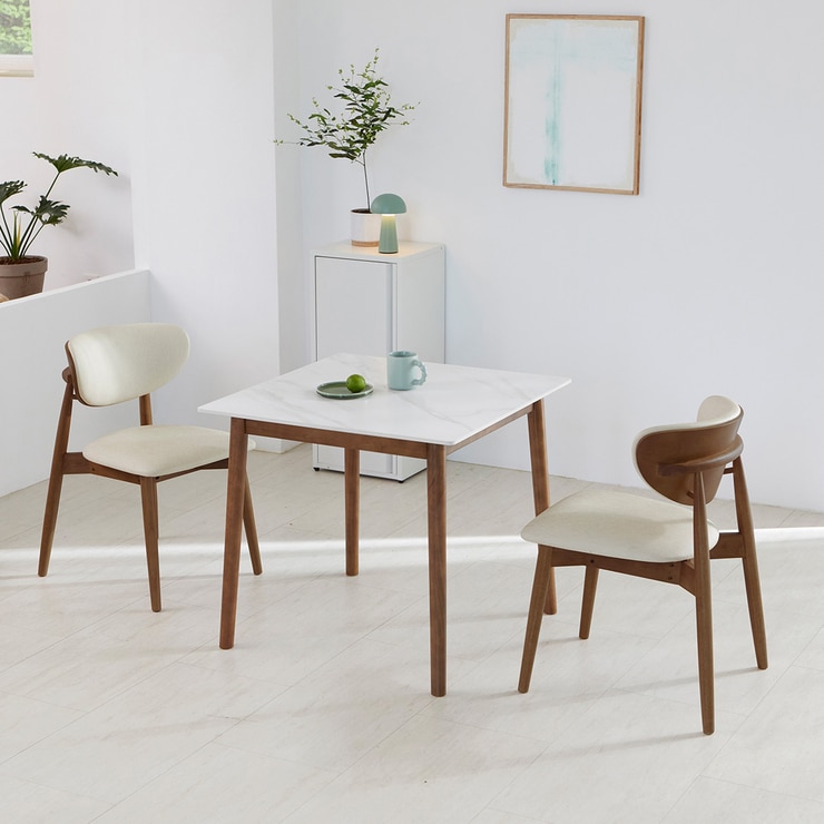 Livinia NOVO Ceramic Dining Table Set for 2 674847