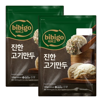 비비고 수제진한 고기만두 1.6kg x 2