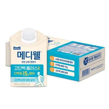 메디웰 고단백 플러스 K 200ml X 24개입