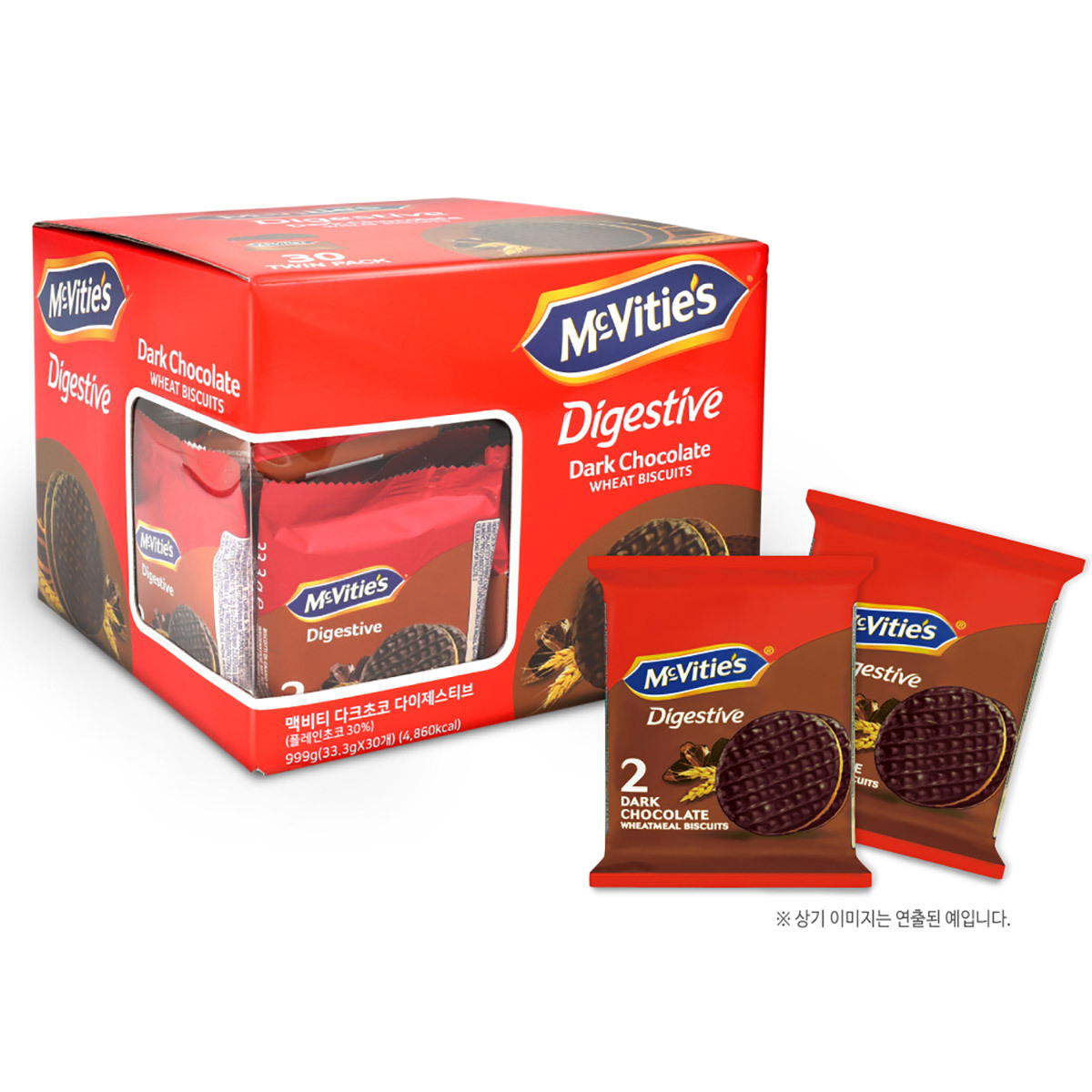 MCVITIE'S 다이제스티브 투 고 999g / 33.3g x 30