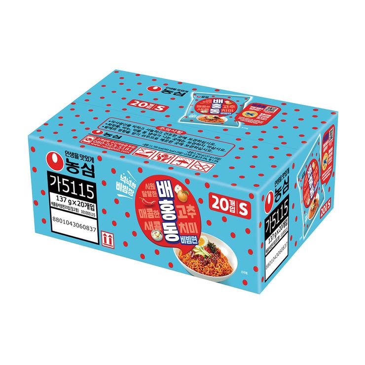 농심배홍동비빔면137g x 20개 농심배홍동비빔면137g x 20개