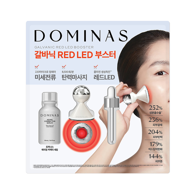 Dominas Galvanic Red Led Booster + Serum 30ml 677069