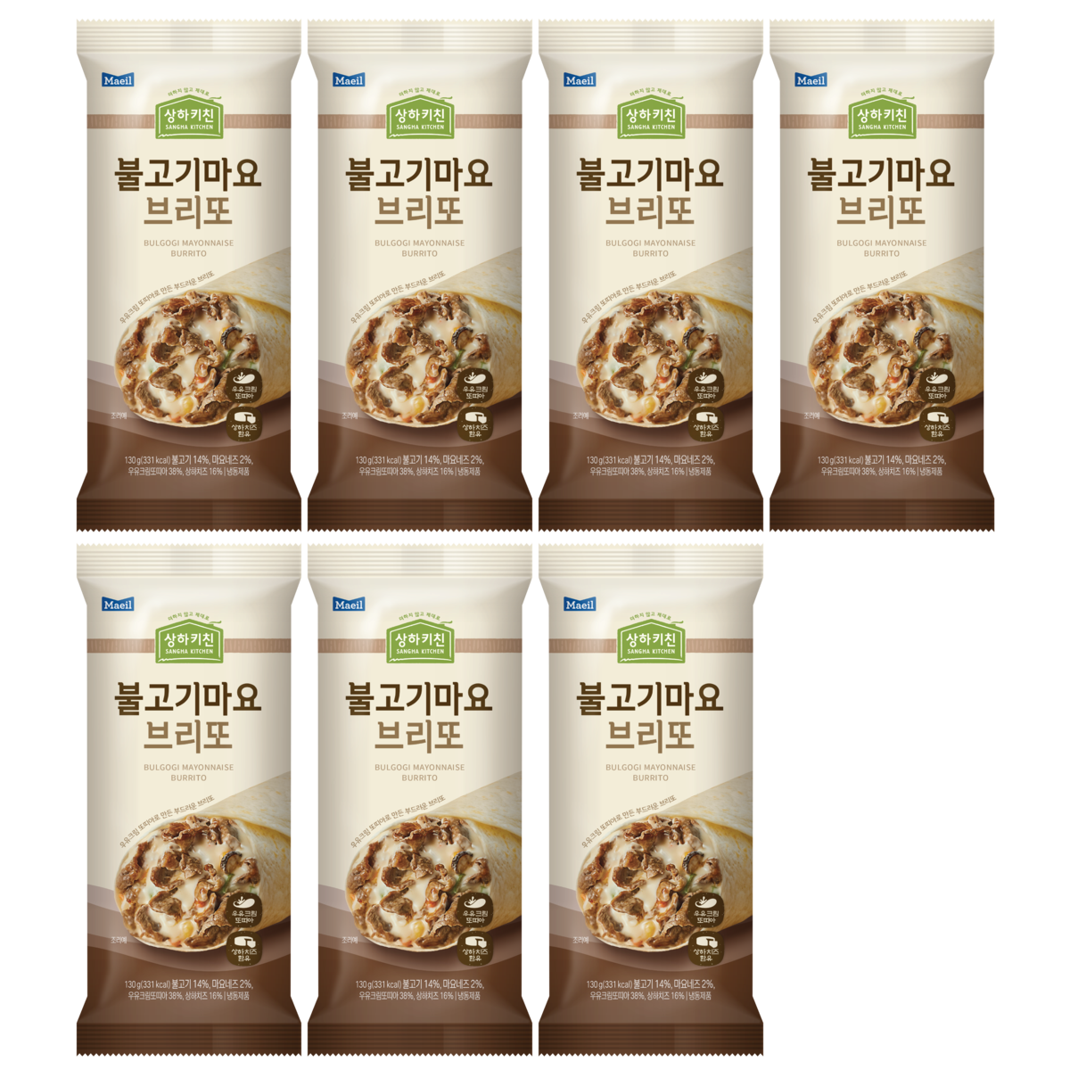 상하키친 브리또 130g - 불고기마요 x 7