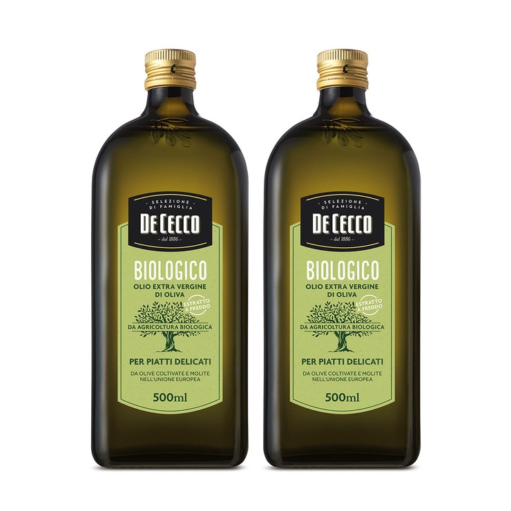 De Cecco Organic Extra Virgin Olive Oil 500ml x 2 637148